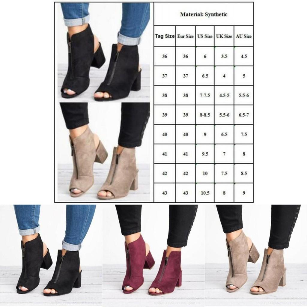 Elegant Womens Block High Heels Sandals Peep Toe Chunky Ankle Strap Boots Shoes For Timeless Fashion