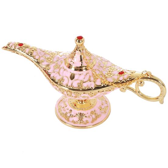 European Retro Crafts Home Club Zinc Alloy Aladdin Light Crafts Wishing Lamp