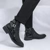 Мужские высокие кожаные ботинки Модный дизайнерский стиль Отдых на природе Вечеринка Повседневные офисные деловые мужские свадебные ботинки 38-47