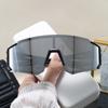 Солнцезащитные очки для спорта на открытом воздухе Новые Женские Модные Дизайнерские очки с большой оправой Простой стиль Унисекс Интегрированные солнцезащитные очки