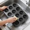 Carbon Steel Mini Fluted Tube Cake Pan Non-stick Bread Baking Pan Pumpkin Cake Baking Mold  Muffin
