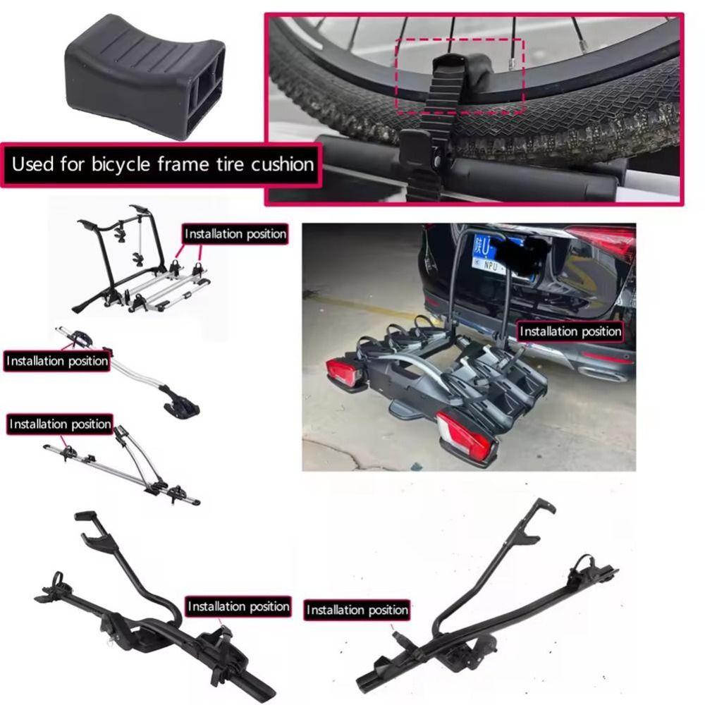 Quick-release Roof Rack Bike Wheel Adapter Straps for Thule 599 598 591 568 564 561 532