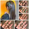 Пятиугольная звезда Боковая заколка Цинк цинковый сплав Y2k шпилька модная звезда BB заколка для волос женская