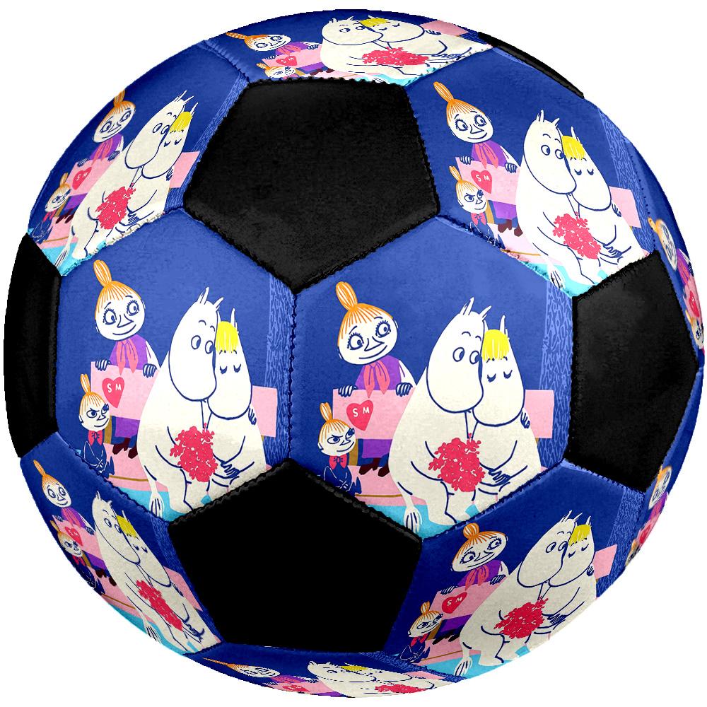 Moomin3 Soccer Ball Colorful All Ages Machine Stitched PVC Competition Ready Durable High-Bounce.SIZE5