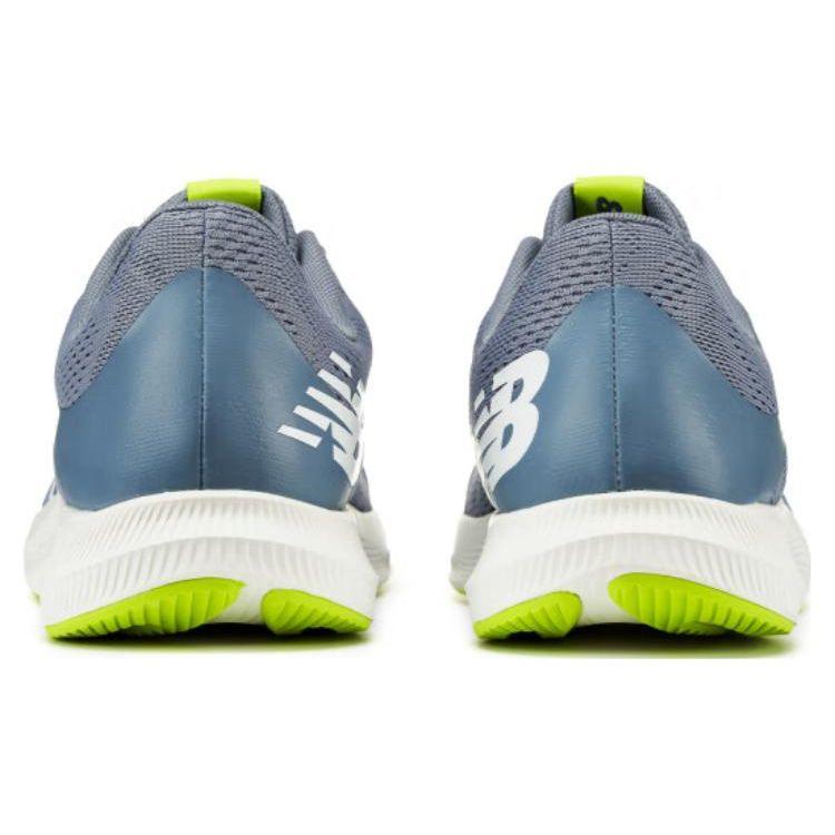 New Balance Мужские кроссовки для бега Pro R с круглым носком, дышащей сеткой, низкие, серо-синие MPRORLG2