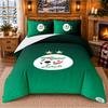 Algeria National Team Pattern Bedding 3Pcs Set Bed Sheet And Pillowcases For Indoor Bedroom