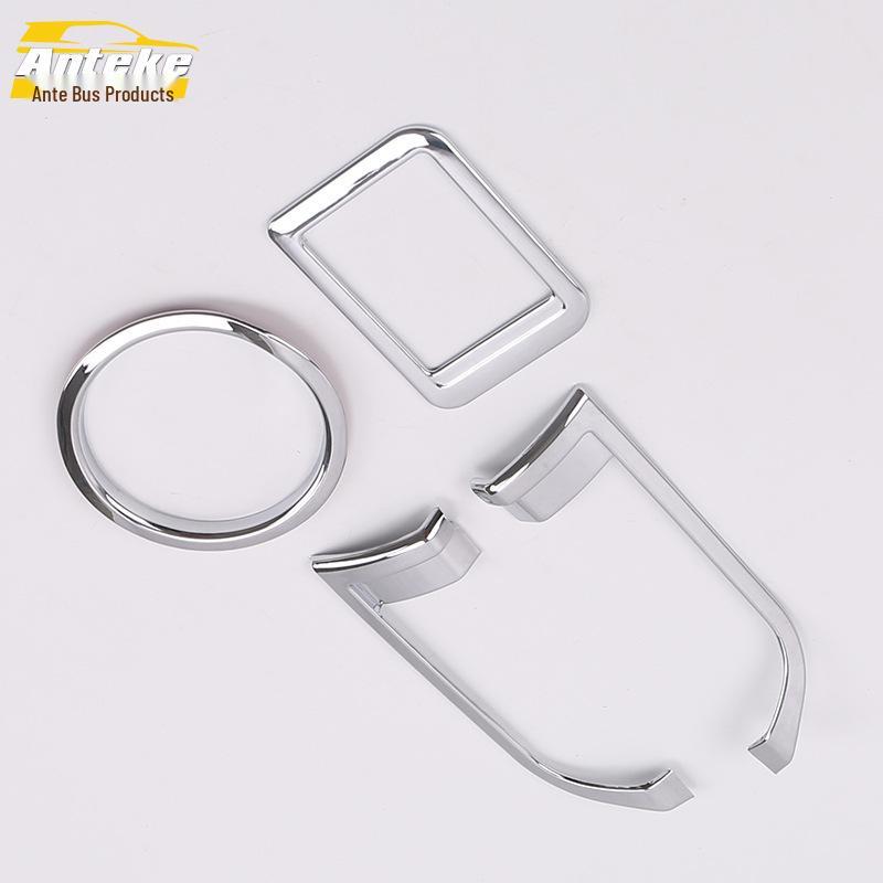 14 Декоративная рамка воздуховыпускного отверстия, подстаканника и центральной консоли для приборной панели, кондиционера и рычага переключения передач Yaris.