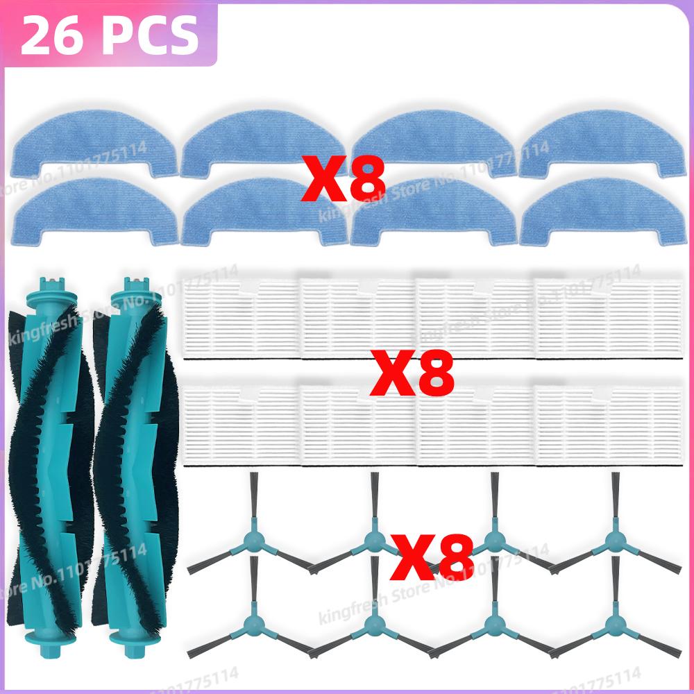 Compatible For Cecotec Conga 7690 Immortal Max Vacuum Parts Main Roller Side Brush HEPA Filter Mop Cloth Dust Bag Accessories