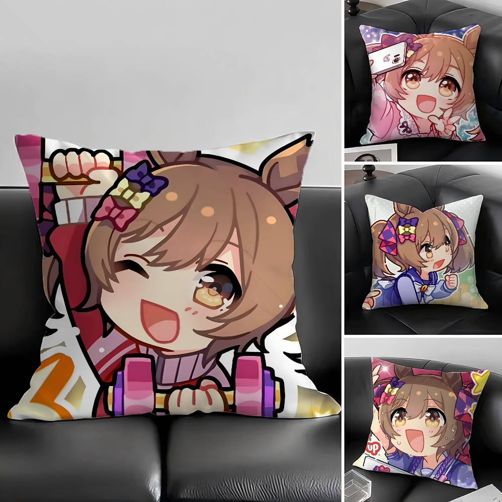 1pc Anime TOKAI TEIO Kawaii Pillow Case Fashion Square Pillowcase Bedroom Sofa Room Ins Decoration Leisure