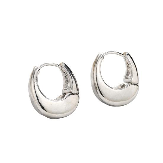 Массивные золотые серьги-каффы для женщин, минималистичные овальные серьги-гвоздики с хрящом, серьги-кольца Huggie