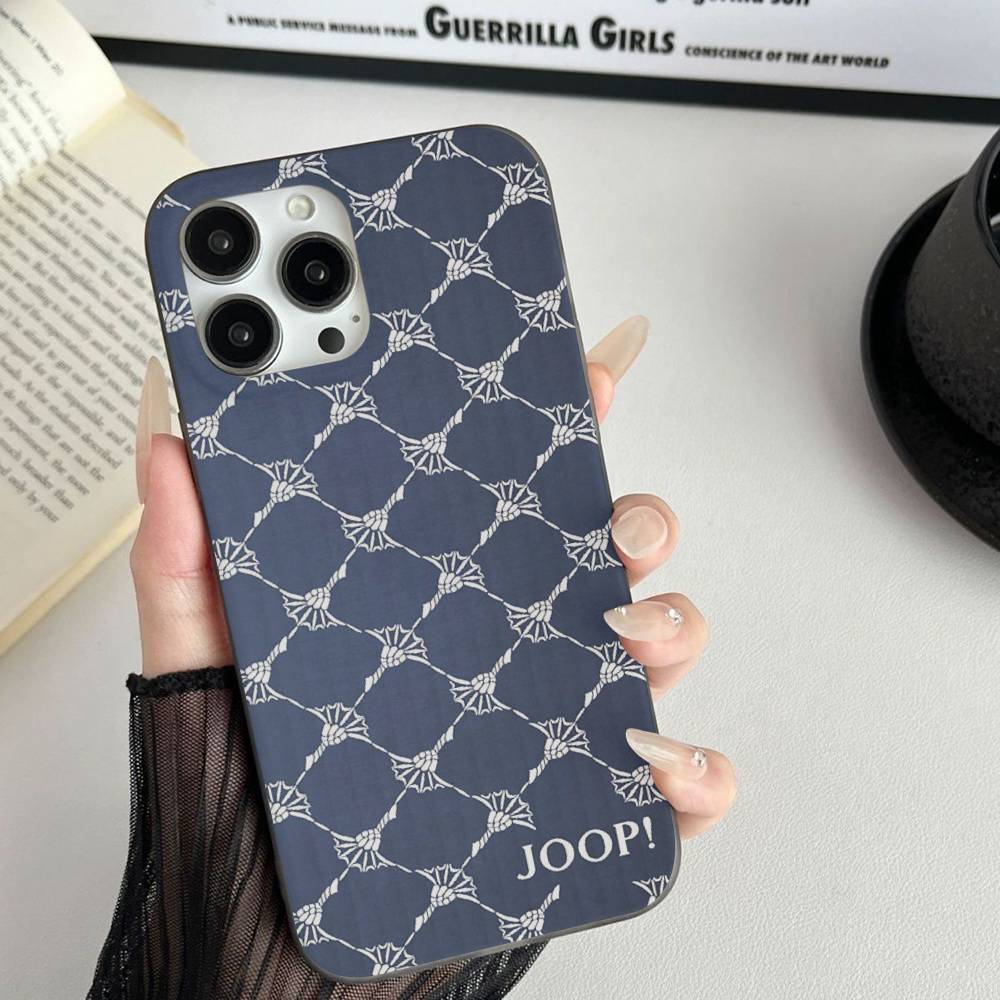 Модный бренд J-Joop Для IPhone 17 16 15 14 13 12 11 Pro Max Plus Pro Прозрачный чехол для телефона Нескользящий корпус