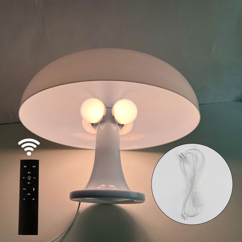 Italian Mushroom Table Lamp - Nordic Minimalist Decorative Night Light for Study & Bedroom