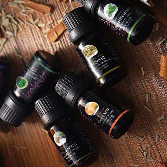 6шт 10мл эфирное масло натуральный экстракт растений для ароматерапии длительный аромат эвкалипта апельсина