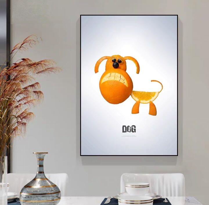 Nordic Abstract Fruit Kitchen Decor Canvas Paintings Posters and Prints Creative Wall Art Pictures Dining Room Home Decor Quadro