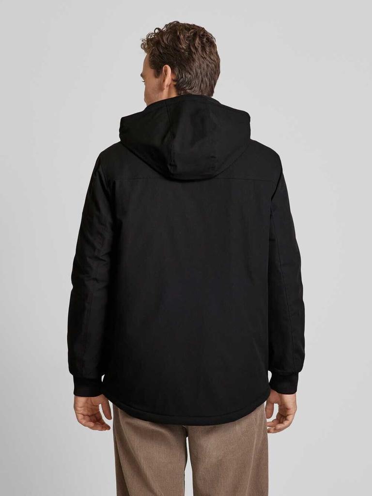Демисезонная куртка Tom Tailor Denim Jacke Kapuze schwarz