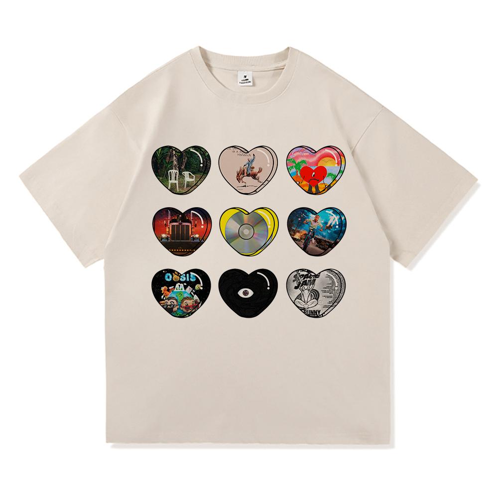 Bad Bunny T Shirt Fashion Unisex Vintage Debí Tirar Más Fotos New Album 2025 TShirt Unisex DeBÍ TiRAR MáS FOToS Cotton Tees Shirts