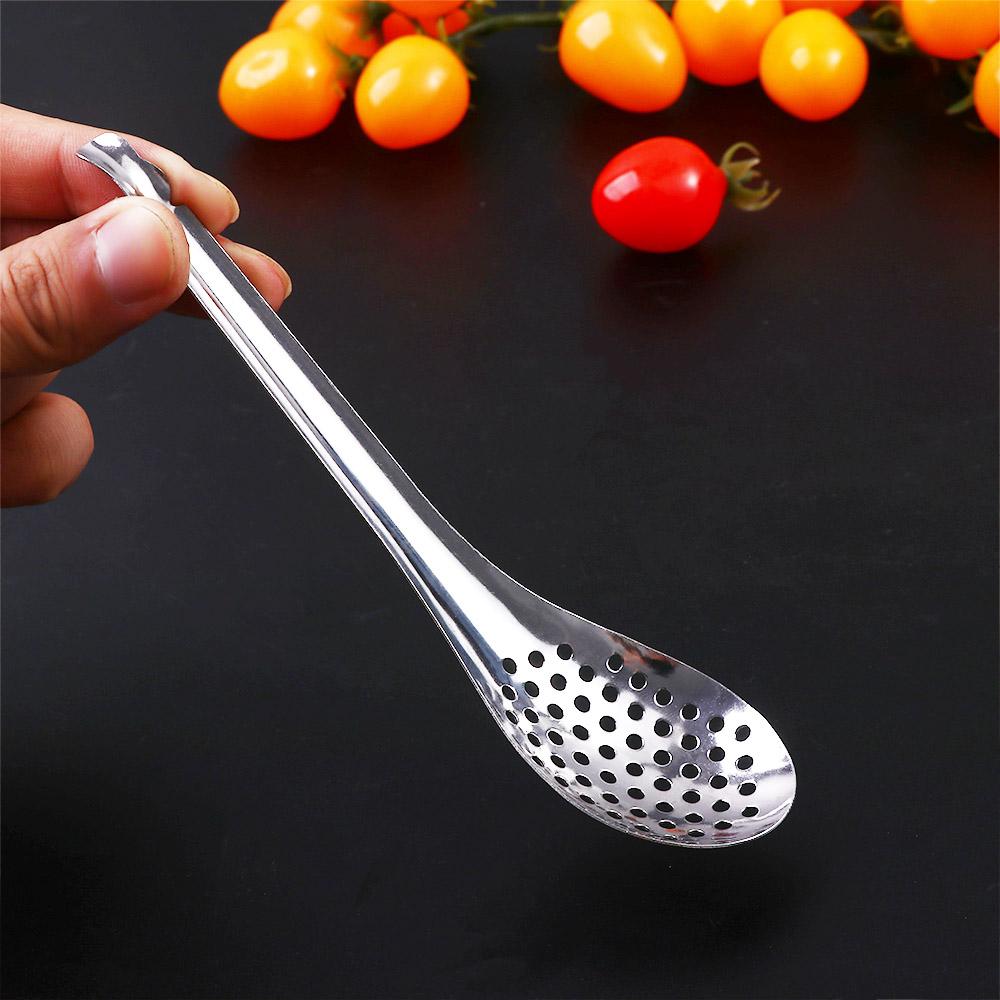 Creative Home Dinner Colander Cooking Kitchen Gadgets Slotted Spoon Kitchen Tool Caviar Spoon