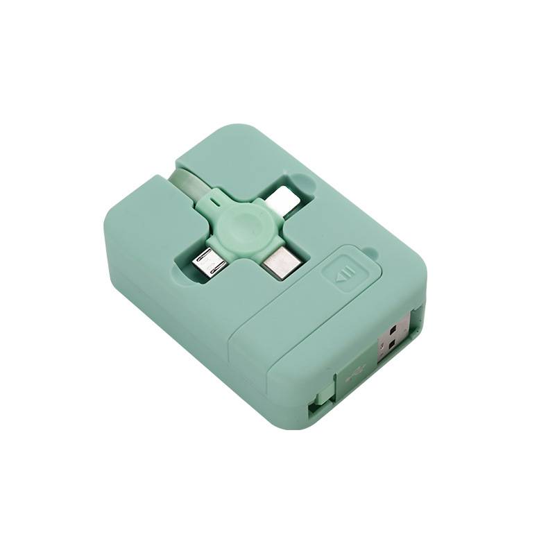 3 в 1 Выдвижной Многофункциональный Кабель для Зарядки USB Совместимый для iPhone Android Type C Держатель для Телефона Мини Портативное Быстрое Зарядное Устройство Автомобильное