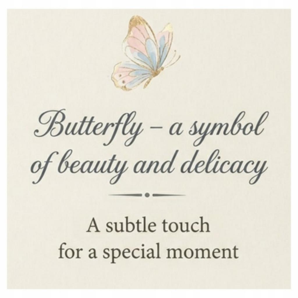 Black Adjustable Butterfly String Bracelet with Card in a Box