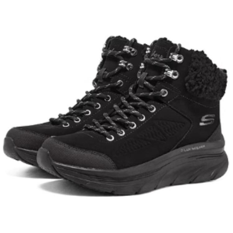 Skechers Dlux Walker Водонепроницаемые утепленные ботинки-дутики до середины икры Женские ботинки 167389-BBK