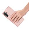 Dux Ducis Skin Pro Case For Samsung Galaxy A14 4G / 5G Flip Cover Card Wallet Stand Pink