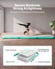 VEVOR Inflatable Gymnastics Air Mat 4m Training Mats w/ Electric Pump, 10 cm Thick Sturdy Tumble Track
