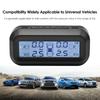 Система мониторинга давления в шинах автомобиля TPMS Автоматическая регулировка яркости Крепится на стекло Беспроводная TPMS на солнечных батареях с 4 датчиками