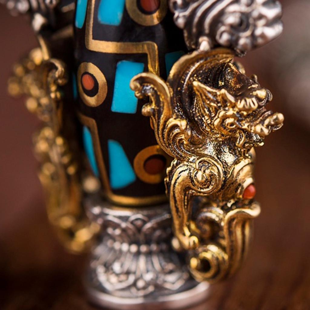 Новое вращающееся ожерелье с подвеской «Девять глаз Тяньчжу Амитабха Будда» для мужчин, мощный и персонализированный кулон в этническом стиле