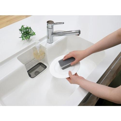 Towa Sangyo Sugowa Ag+ Antibacterial Sponge, Soft, Gray, 13805