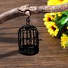 1:6 1:12 Doll House Hollow Iron Metal Bird Cage DIY Micro Landscape