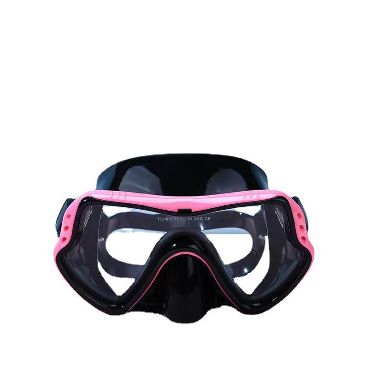 Полный набор для снорклинга: Большая силиконовая маска и очки для дайвинга для взрослых и детей