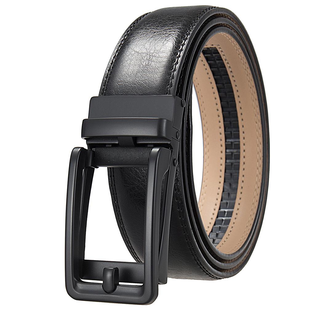 1 шт. Мужской ремень с автоматической пряжкой, модный деловой ремень из коровьей кожи, ремень Ly36-3 3315-1
