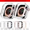 Жесткий PC бампер-чехол для Apple Watch Series 10 42/46 мм Защитная крышка для iWatch Антицарапина Ударопрочный Полый Полупрозрачный Каркас