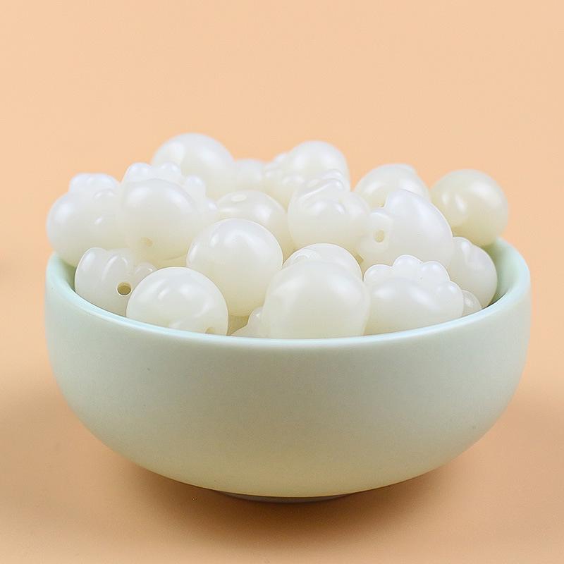 Bodhi Root Carved Retro Cat Paw Phone Bag Pendant & Keychain