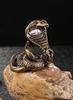 Brass Crafts Zodiac Snake Snake Zodiac Year of the Snake Feng Shui Goods Amulet Prosperous Business Good Luck Ornament Lucky Charm X 4 X 3 (4 Cm)