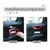 Inner Door Handle Bowl Frame Trim Red ABS 2pcs For Toyota Tacoma 2016-