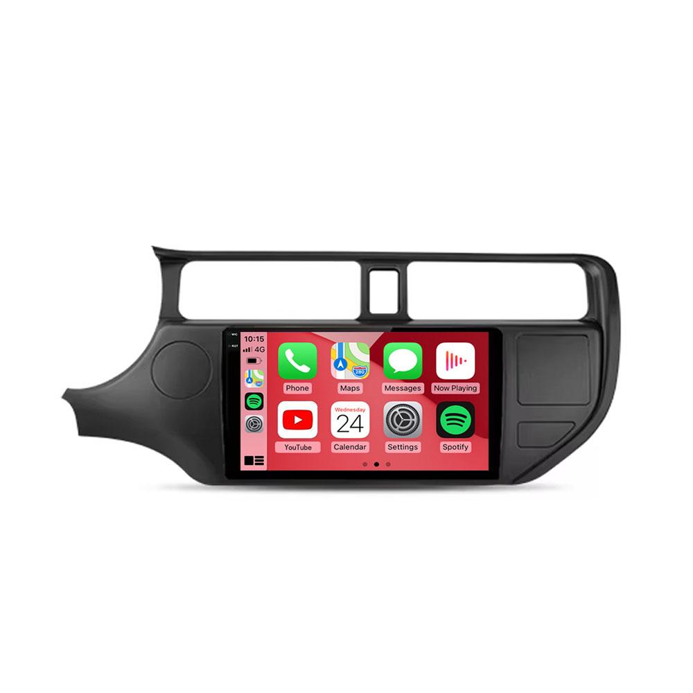 Автомагнитола Android 14 Мультимедийная Навигация 4G+WIFI GPS CarPlay&Auto Сенсорный Стерео Экран Для Kia RIO K3 2011 2012 2013 2014 2015