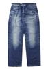 Edwin DISRUPTION Zipper Loose Denim Dark Blue Jeans, Pants, Men's,