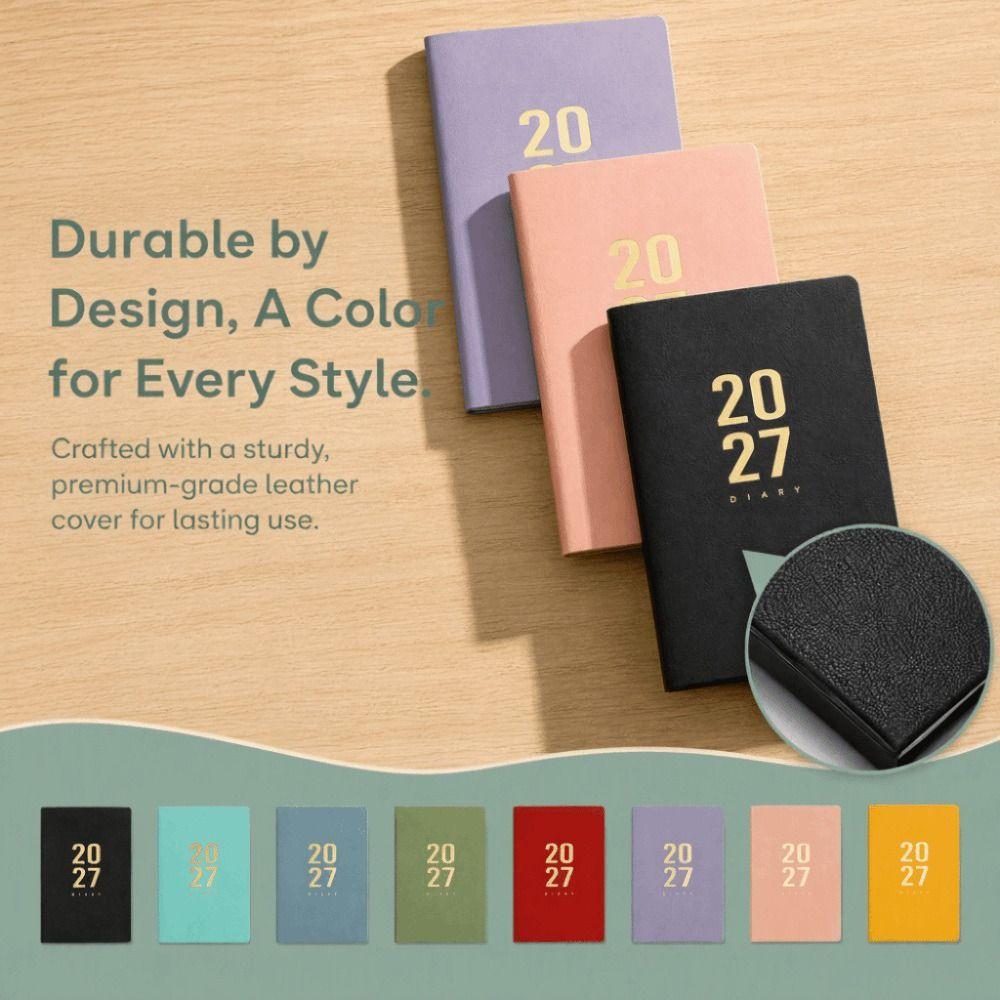 A5 Size Calendar Planner Thick Paper Academic Planner English Language Work Planner For Efficiency