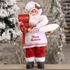 2026 Santa Claus Plush Figurine New Year Gift Christmas Tree Decoration 30cm Home Party Supplies Figure Xmas Ornaments