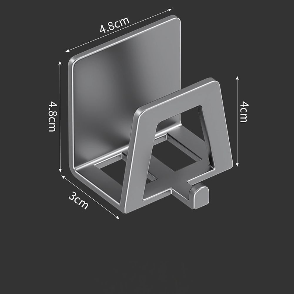 Держатель для губки из нержавеющей стали, настенный, для хранения на кухне, настенные крючки, стойка для хранения крышек кастрюль