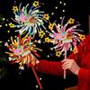 Twister Stick Glowing Rotating Lantern DIY Material Kit Handmade Handheld Glowing Light Unfinished Cute Colorful Lantern Kids