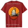 Cockatiel Cockatoo Bird Parrot T Shirts Graphic Cotton Streetwear Short Sleeve Birthday Gifts Summer Style Tshirt Mens Clothing