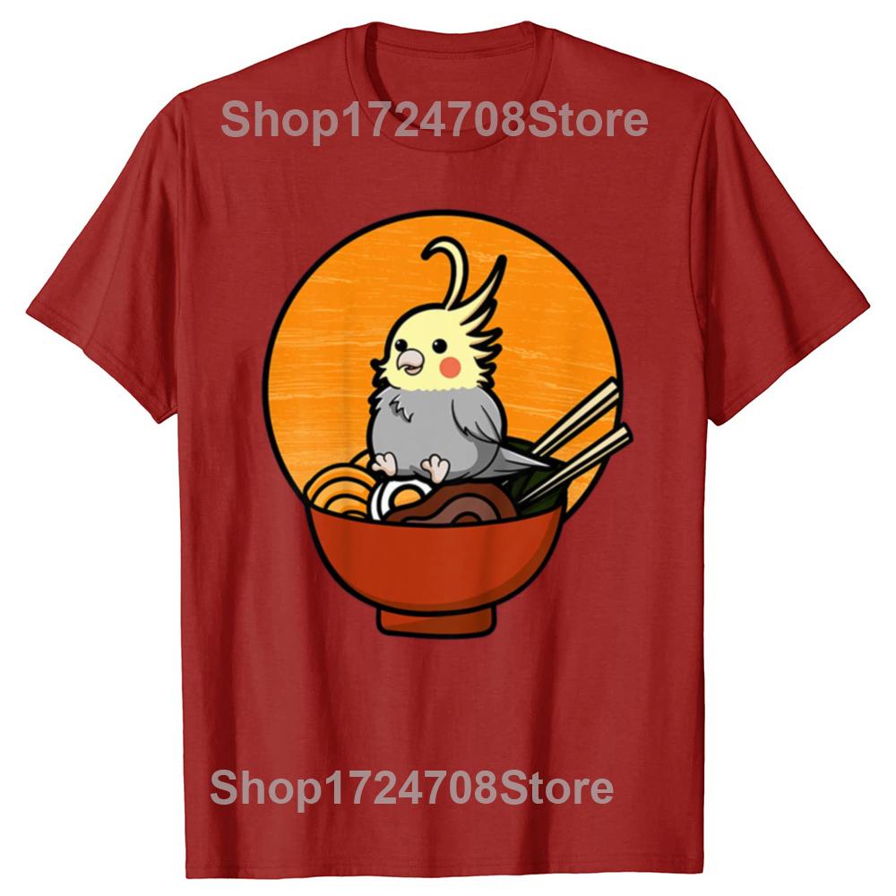 Cockatiel Cockatoo Bird Parrot T Shirts Graphic Cotton Streetwear Short Sleeve Birthday Gifts Summer Style Tshirt Mens Clothing