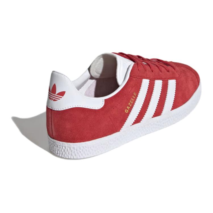 Adidas Кроссовки Gazelle J Scarlet Детские Красные Better-Scarlet Облачно-Белые IF9804
