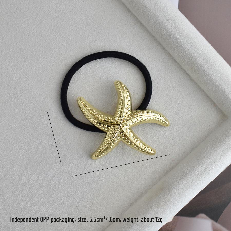 "U-Shaped Alloy Ponytail Headband: High-End, Cold Style, Seamless, Minimalist Hair Ring"