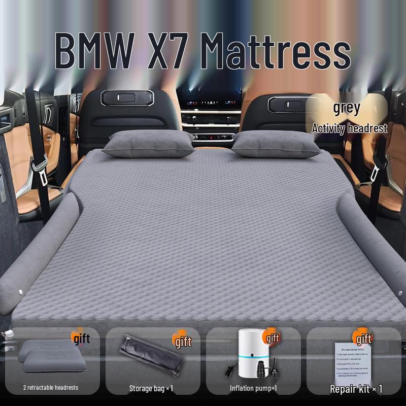 BMW X7 Car Bed: Inflatable Rear Seat Mattress & Trunk Sleeping Pad