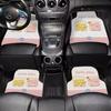 Car Floor Mats, Cartoon Car Interior Decoration Mats, New Style Rear Seat Washable Anti-Stain Waterproof Semi-Enclosed Floor Mats