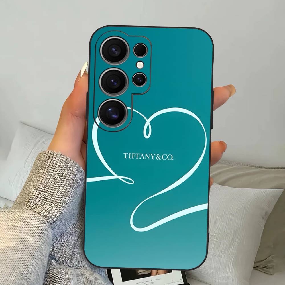 Чехол для телефона T-tiffanyS с логотипом для Samsung S 24 Fe 25 Ultra Plus 20 Lite 21 30 22 23 24 22 Ultra 5G Fundas