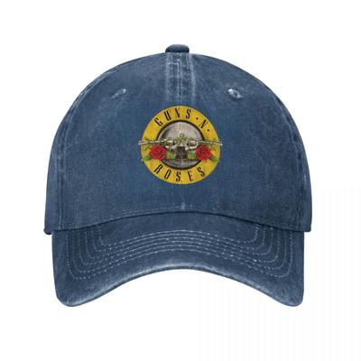 Бейсболки Guns N Roses Bullet Logo повседневные состаренные кепки Heavy Metal Snapback унисекс для активного отдыха кепки